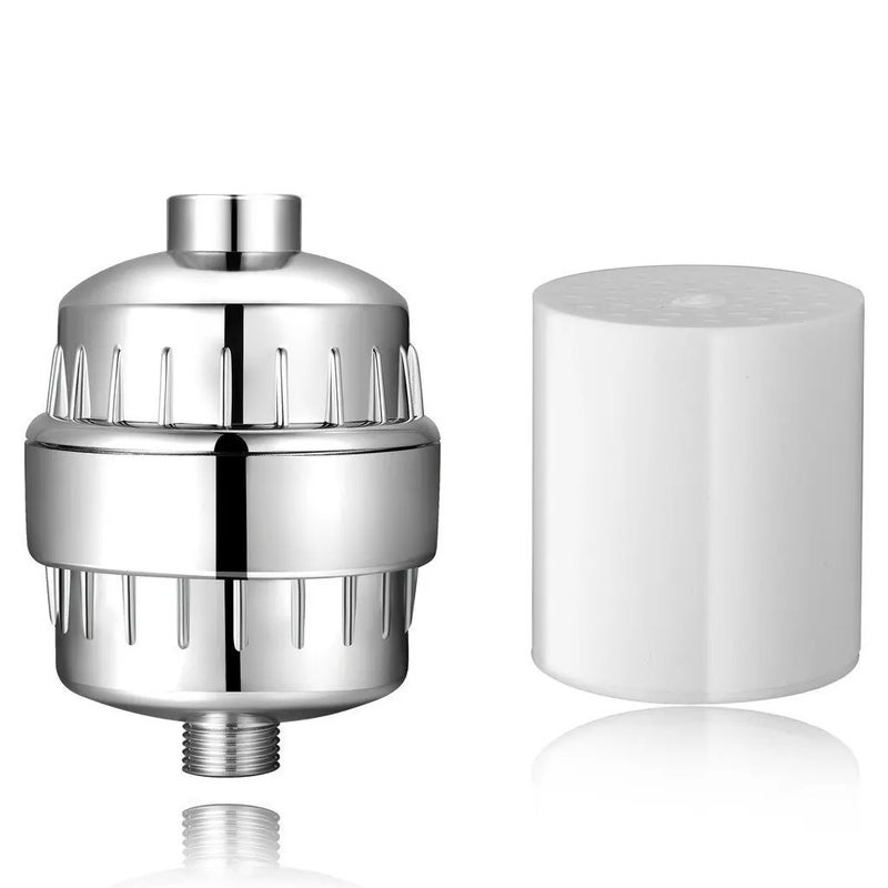 Bluejw High Output Shower Head Filter - 10/20 Stage Shower Filter Replacement Cartridges - Chlorine & Hard Water Removal - Universal Shower Filters for Healthy Skin & Hair - Image 1